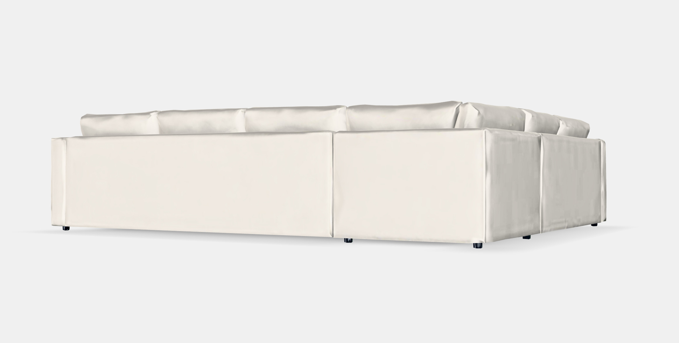 VIMLE Corner sofa 5-seat 9 Low-poly 3D model_6