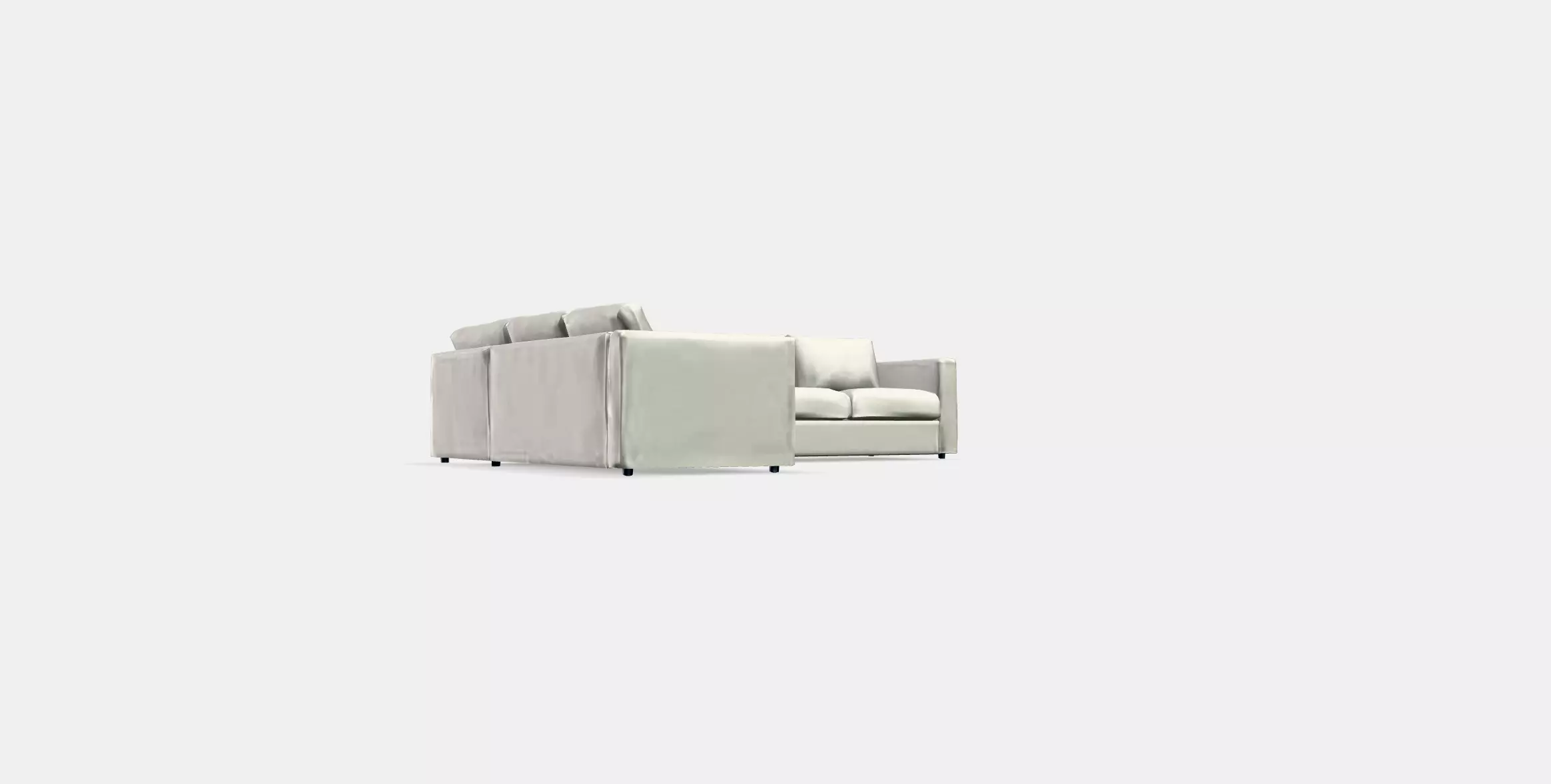 VIMLE Corner sofa 5-seat 9 Low-poly 3D model_0