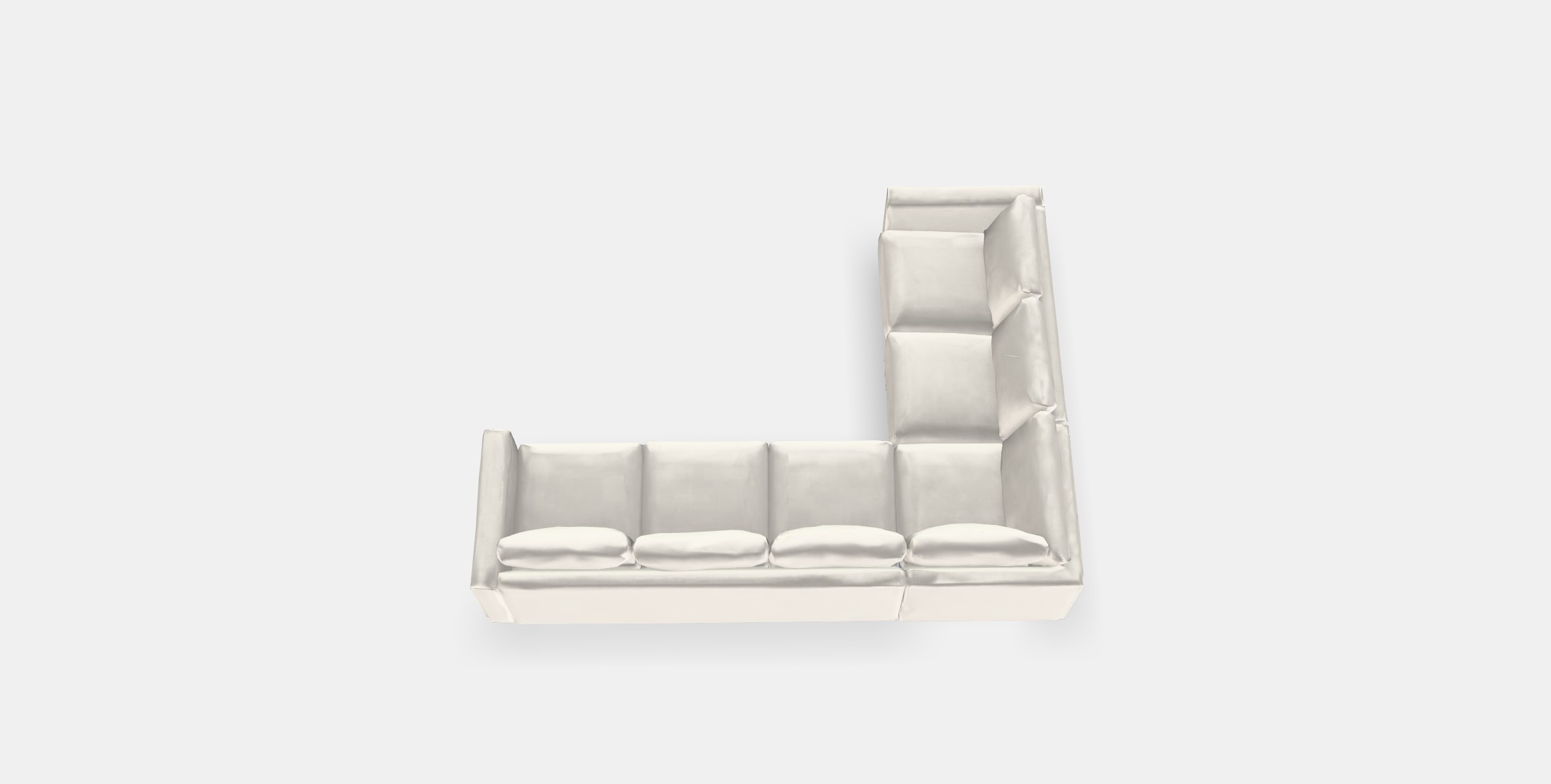 VIMLE Corner sofa 5-seat 9 Low-poly 3D model_3