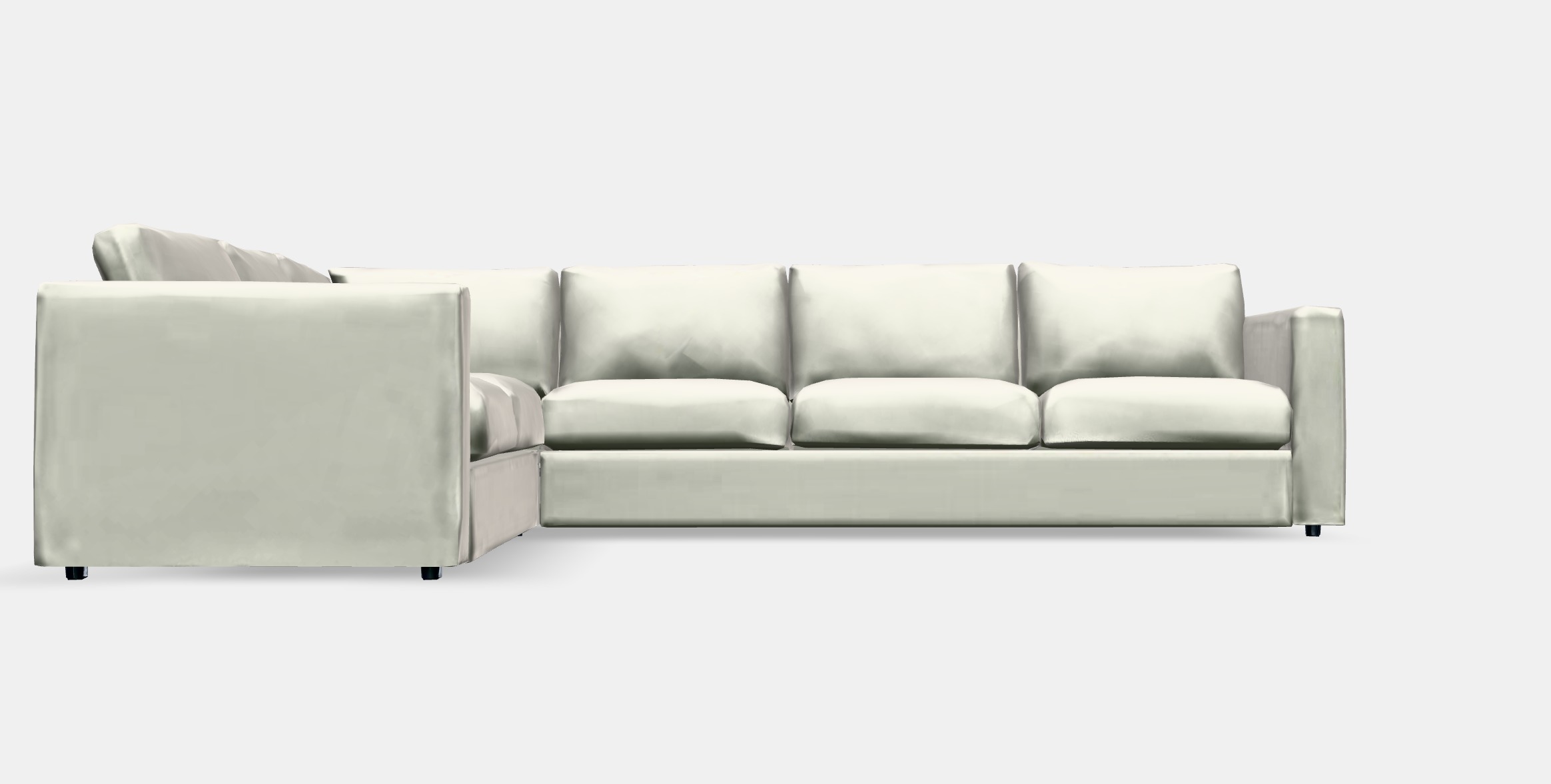 VIMLE Corner sofa 5-seat 9 Low-poly 3D model_11