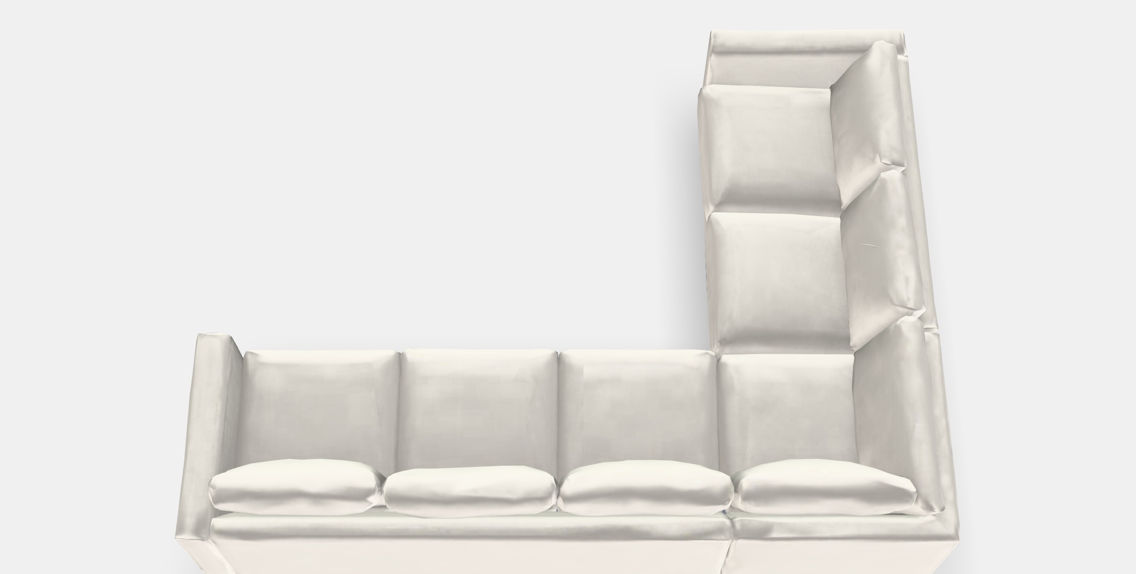 VIMLE Corner sofa 5-seat 9 Low-poly 3D model_4