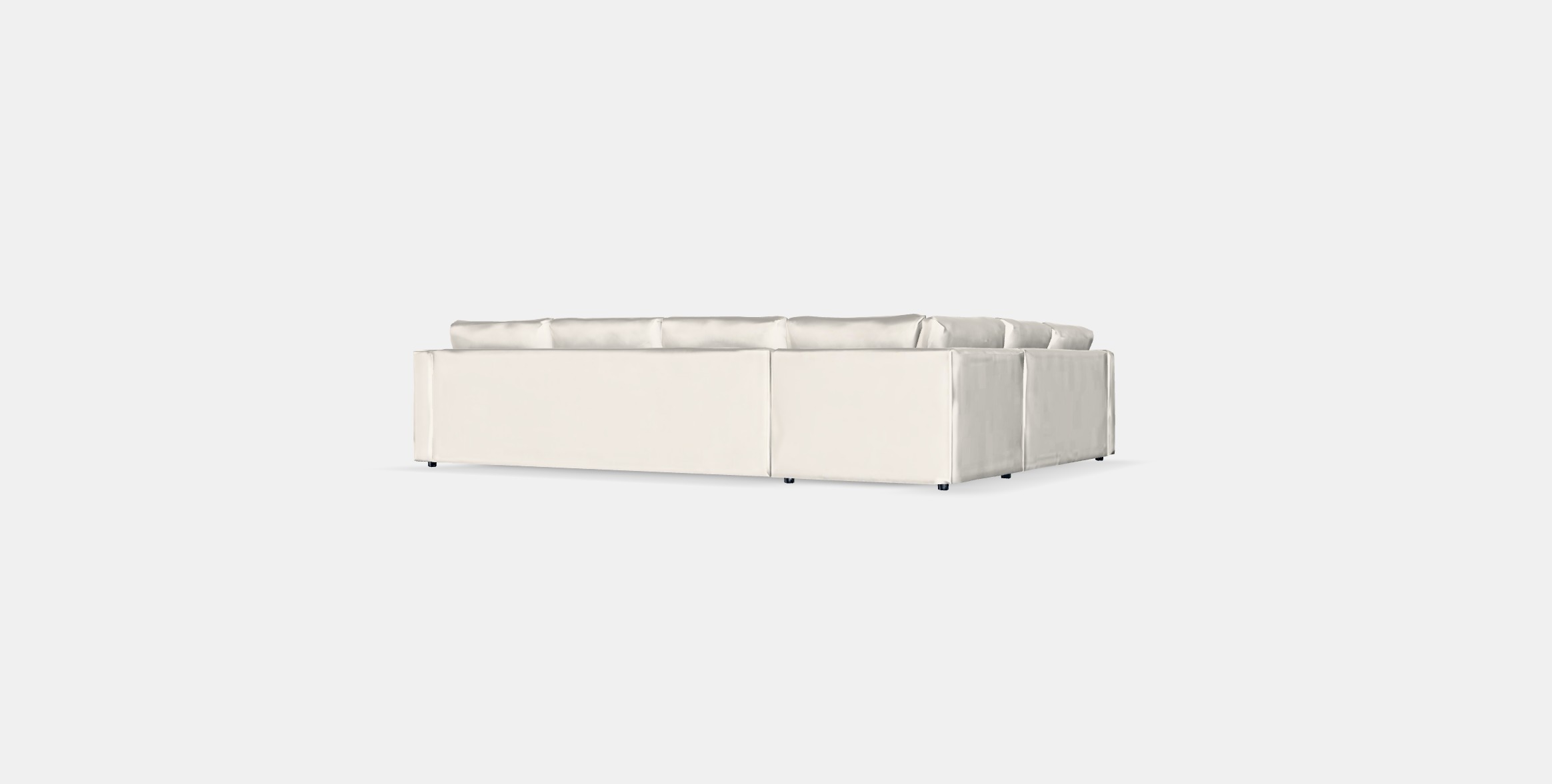 VIMLE Corner sofa 5-seat 9 Low-poly 3D model_5