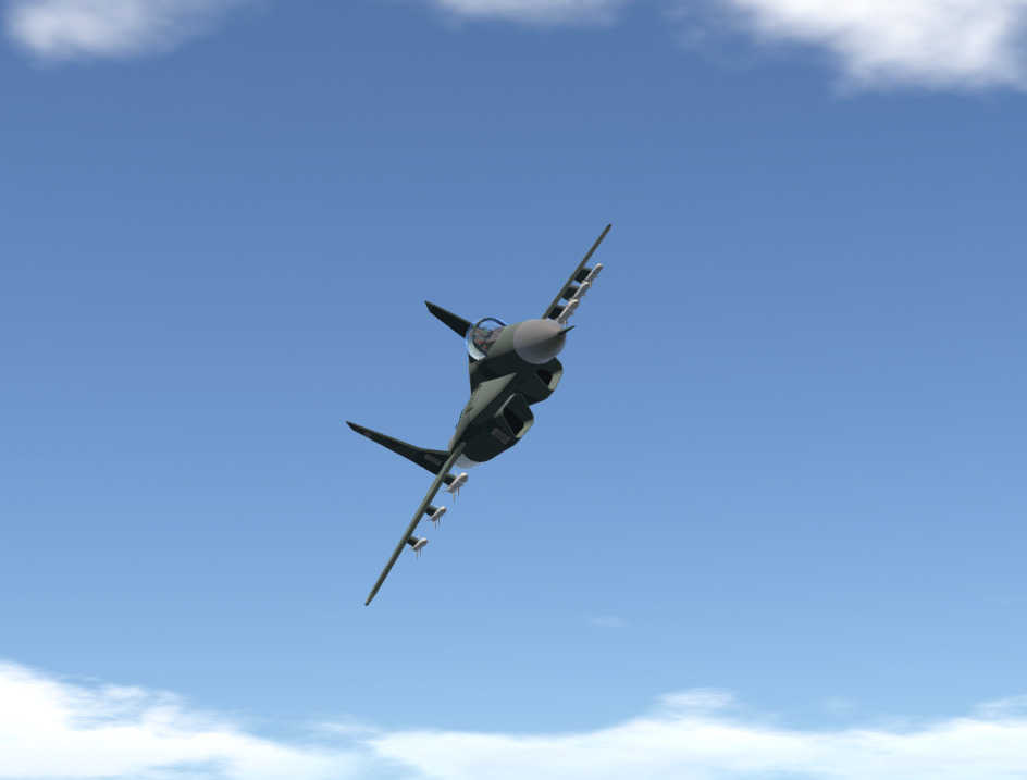 MiG-29 Fulcrum 3D Model Low-poly 3D model_3