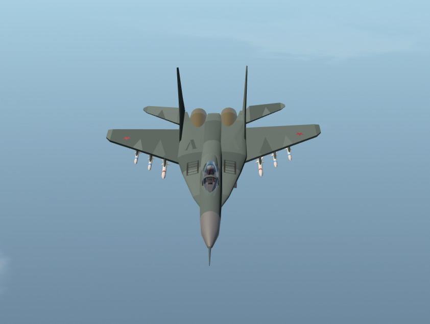 MiG-29 Fulcrum 3D Model Low-poly 3D model_1