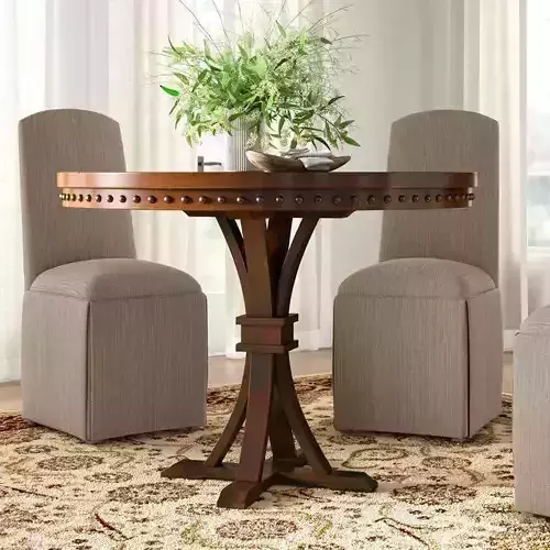 Jared Counter Height Pedestal Diner Table