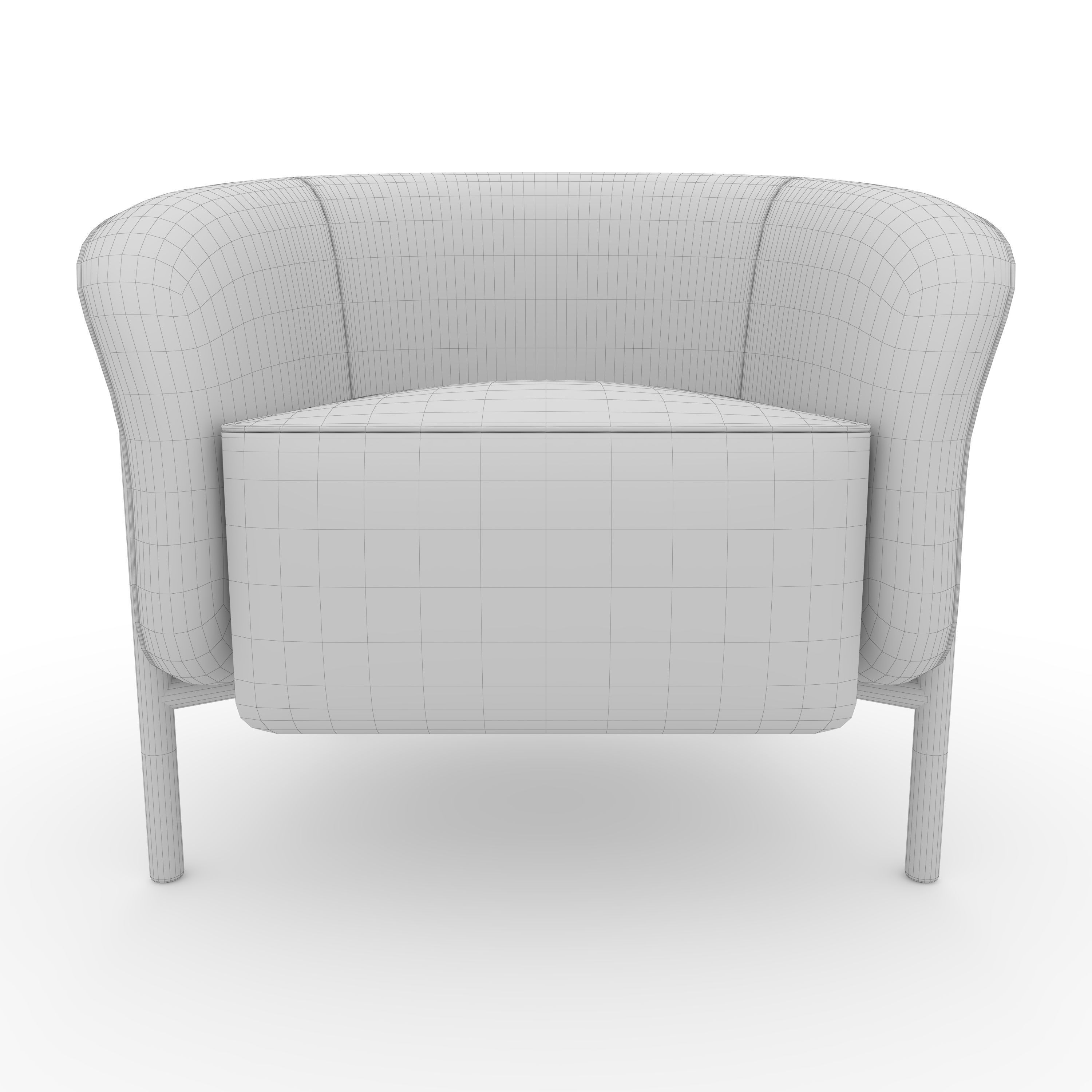 Armchair 64 3D model_11