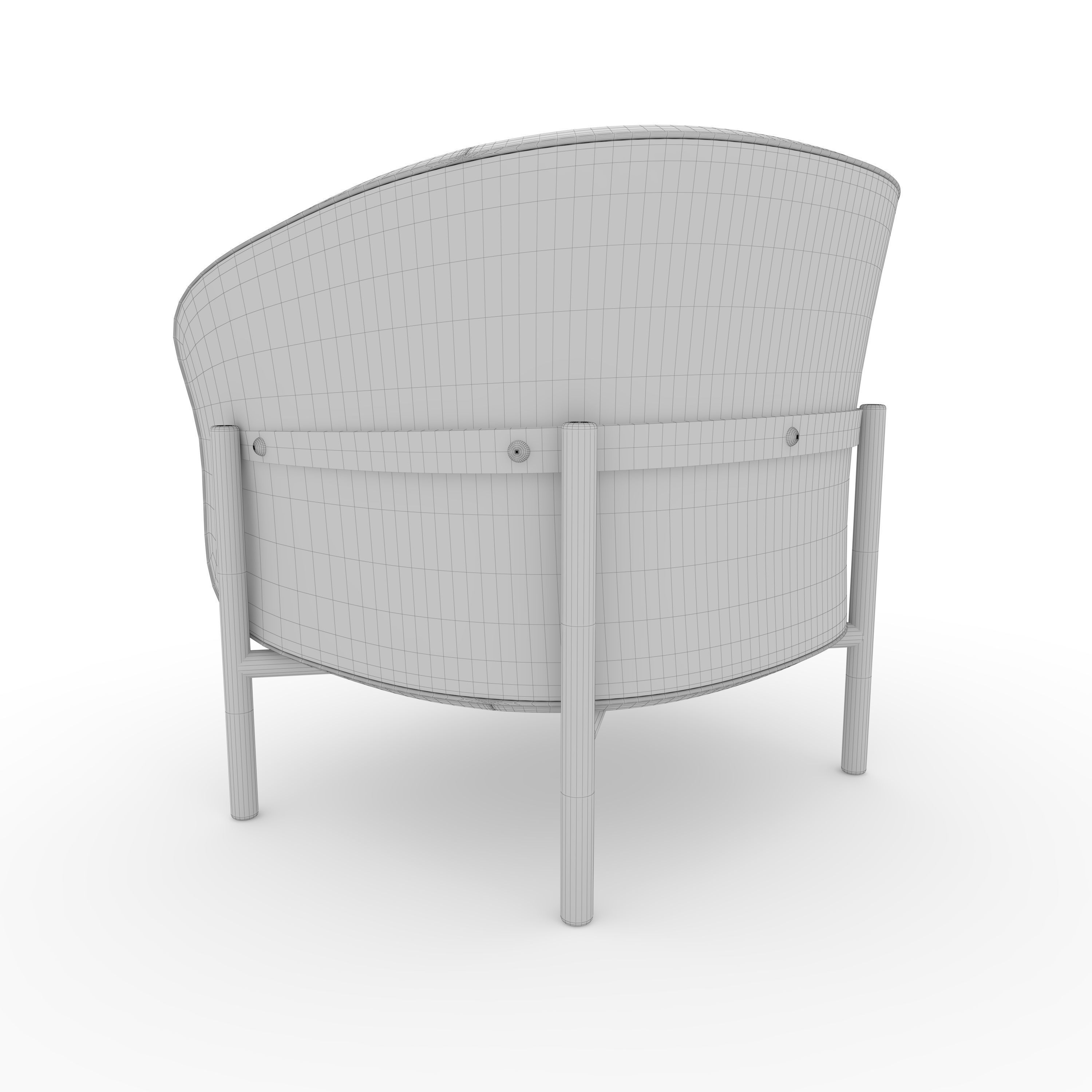Armchair 64 3D model_15
