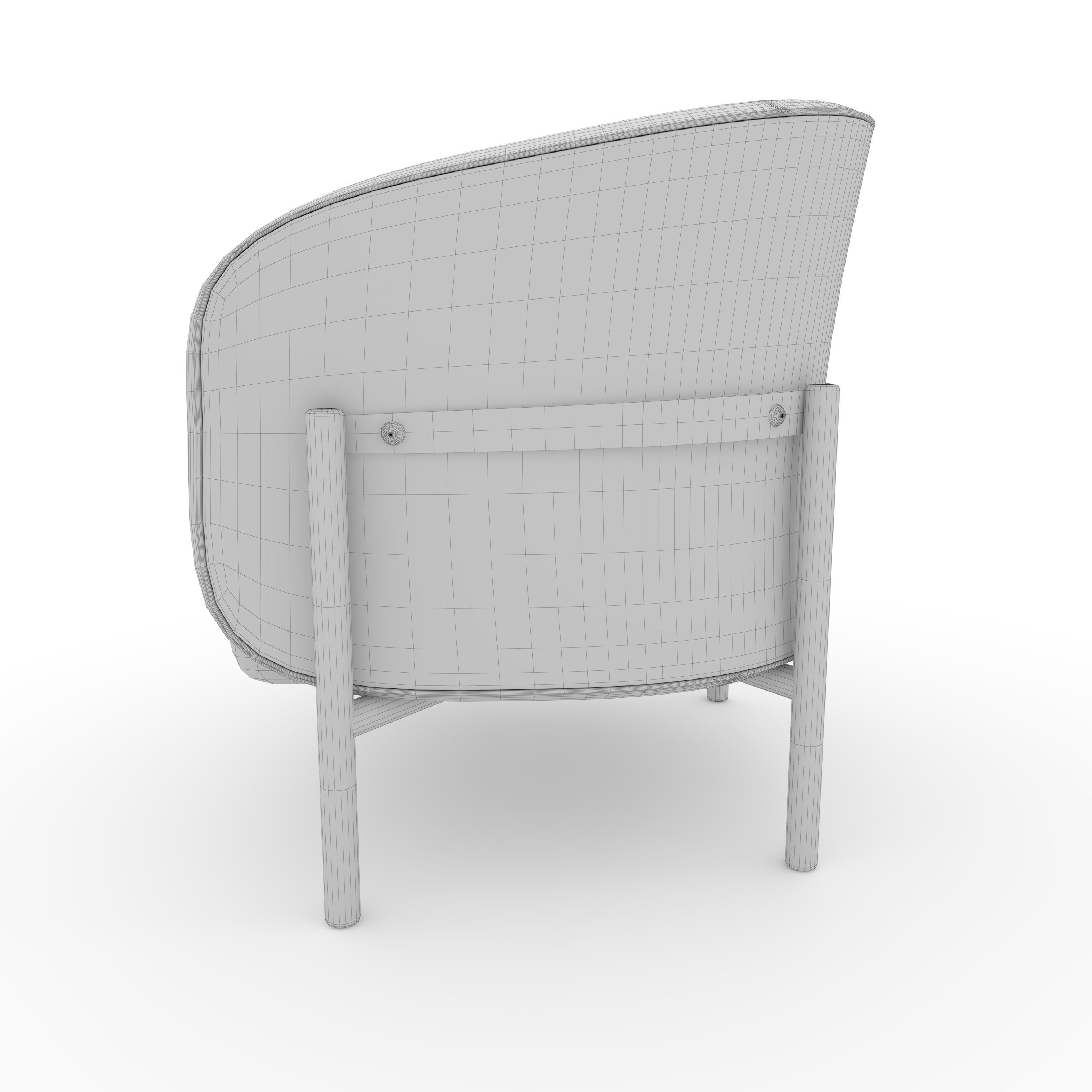 Armchair 64 3D model_13