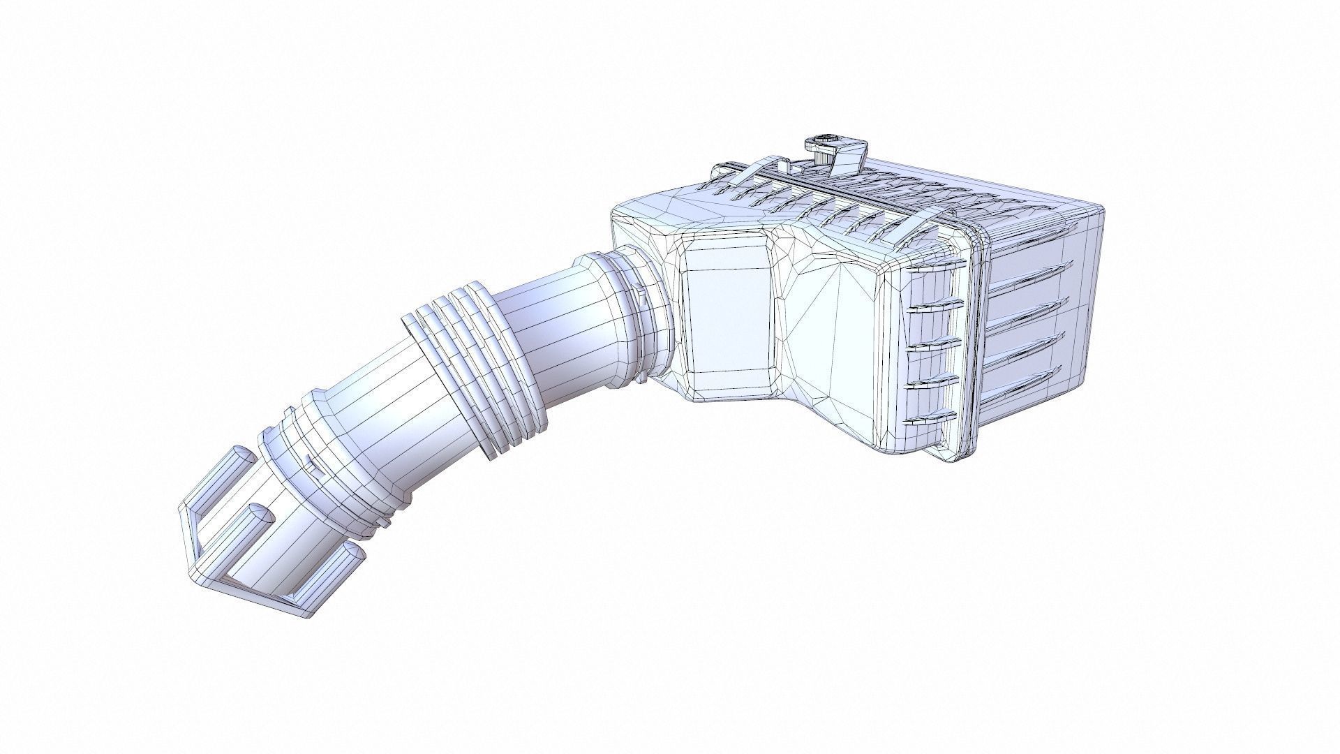 Air Intake Snorkel Car Low-poly 3D model_11