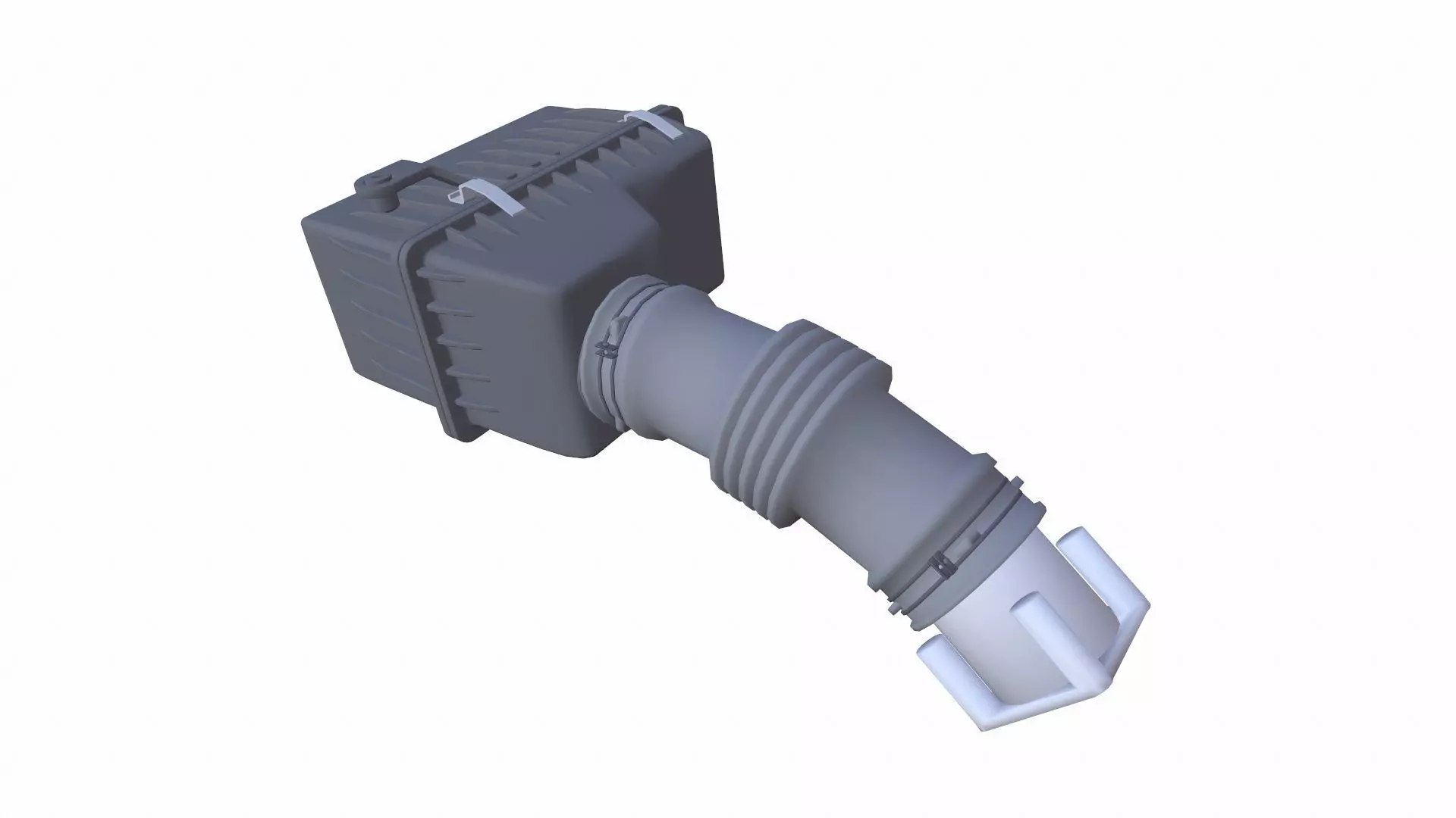 Air Intake Snorkel Car Low-poly 3D model_0