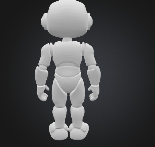 Robo toy 3D print model_3