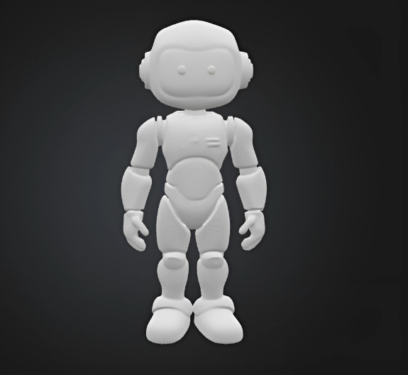 Robo toy 3D print model_1