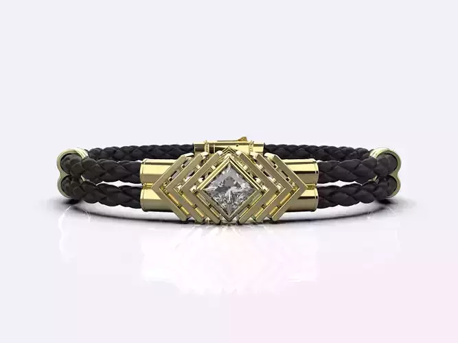 Mens Leather Bracelet