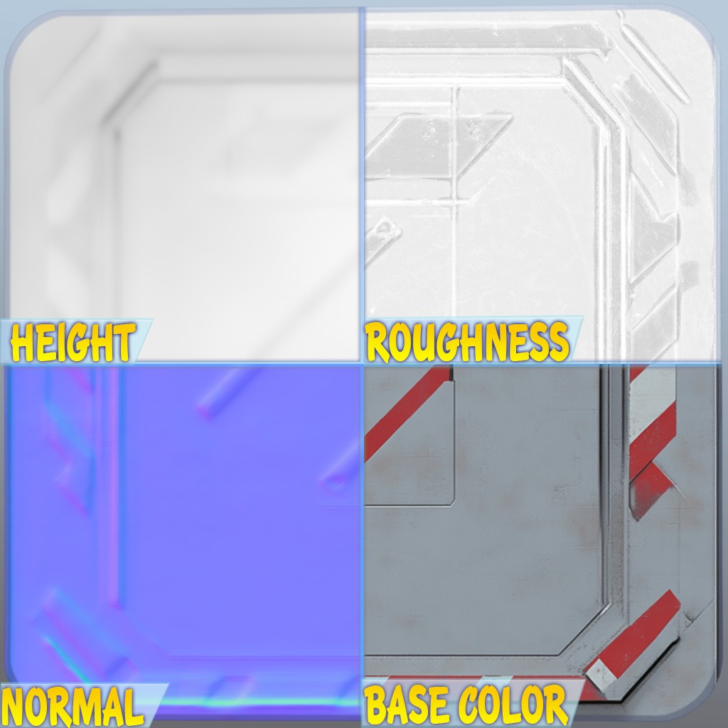 SciFi Seamless Texture Texture_1