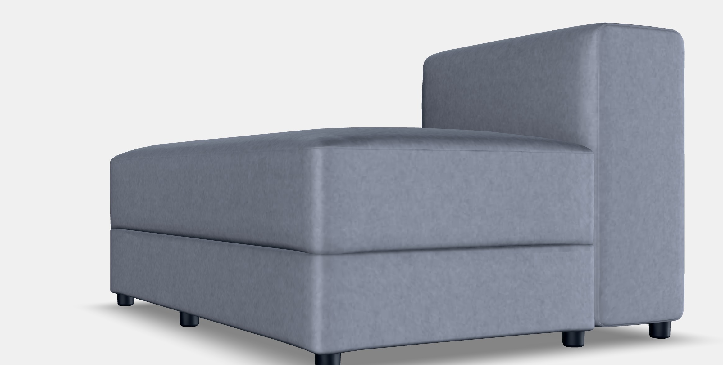 JATTEBO Chaise longue module left 2 Low-poly 3D model_4