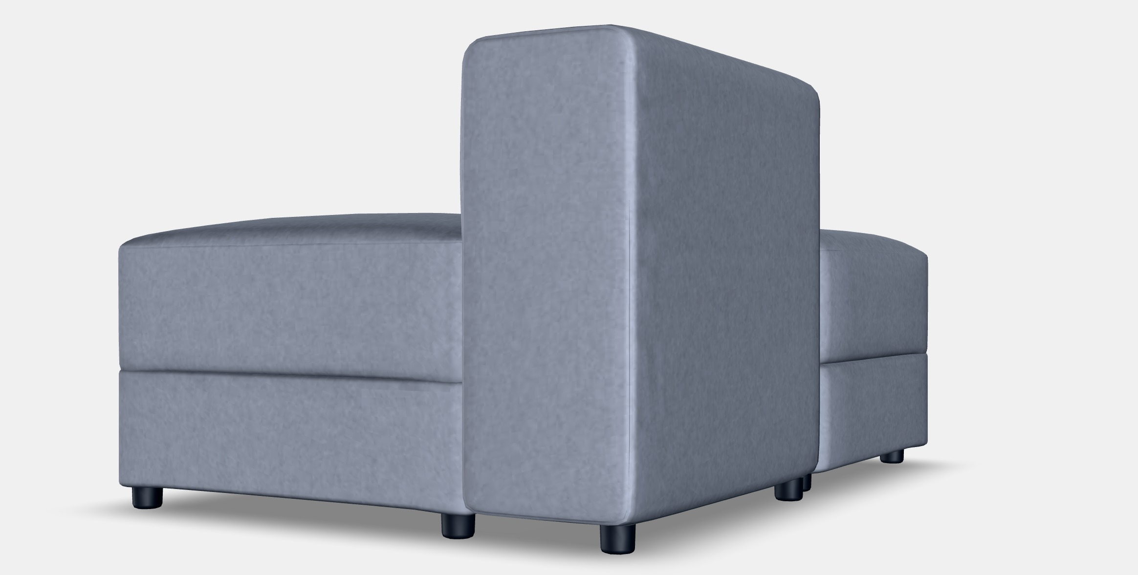 JATTEBO Chaise longue module left 2 Low-poly 3D model_11