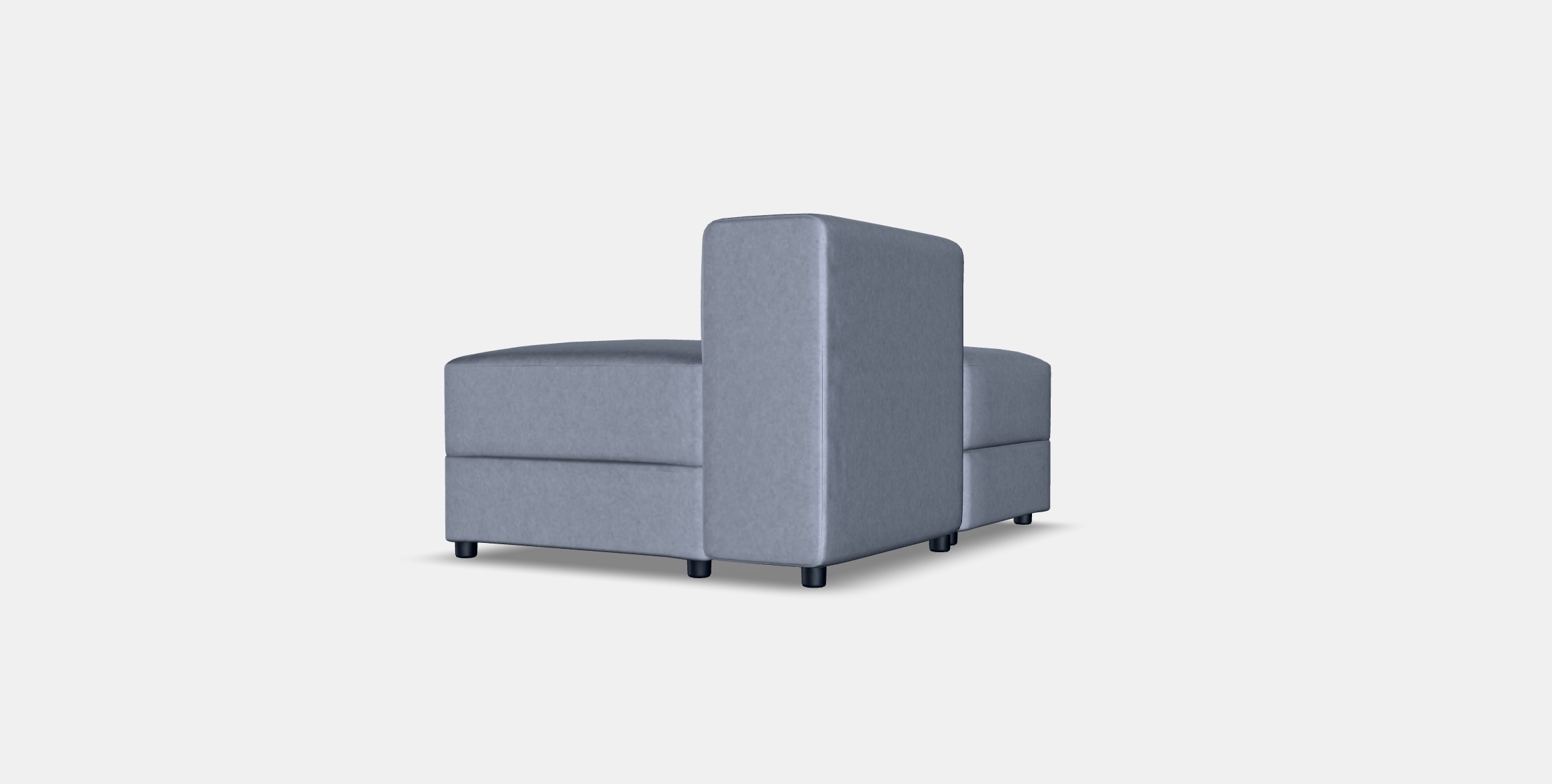 JATTEBO Chaise longue module left 2 Low-poly 3D model_5