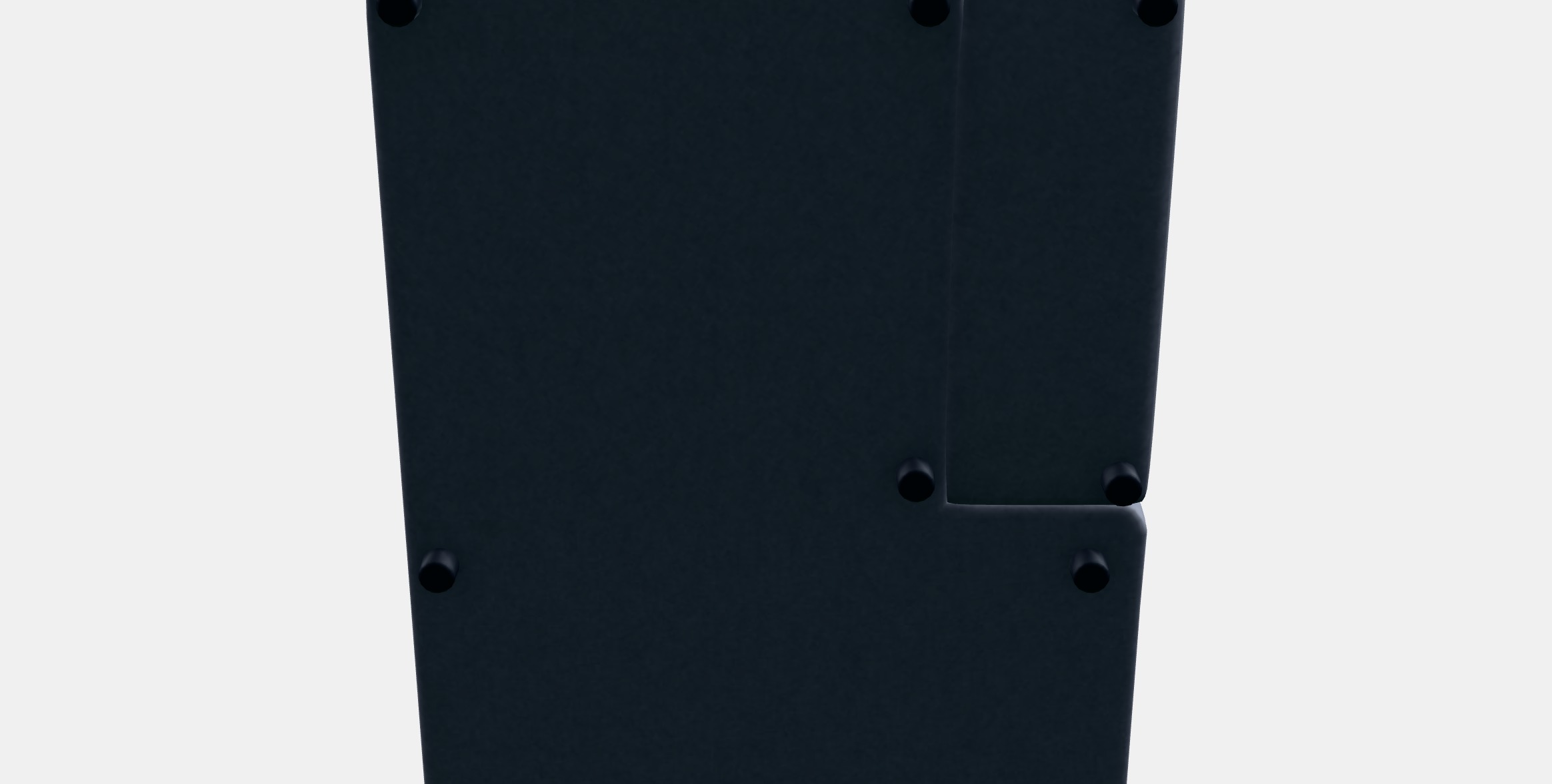 JATTEBO Chaise longue module left 2 Low-poly 3D model_7