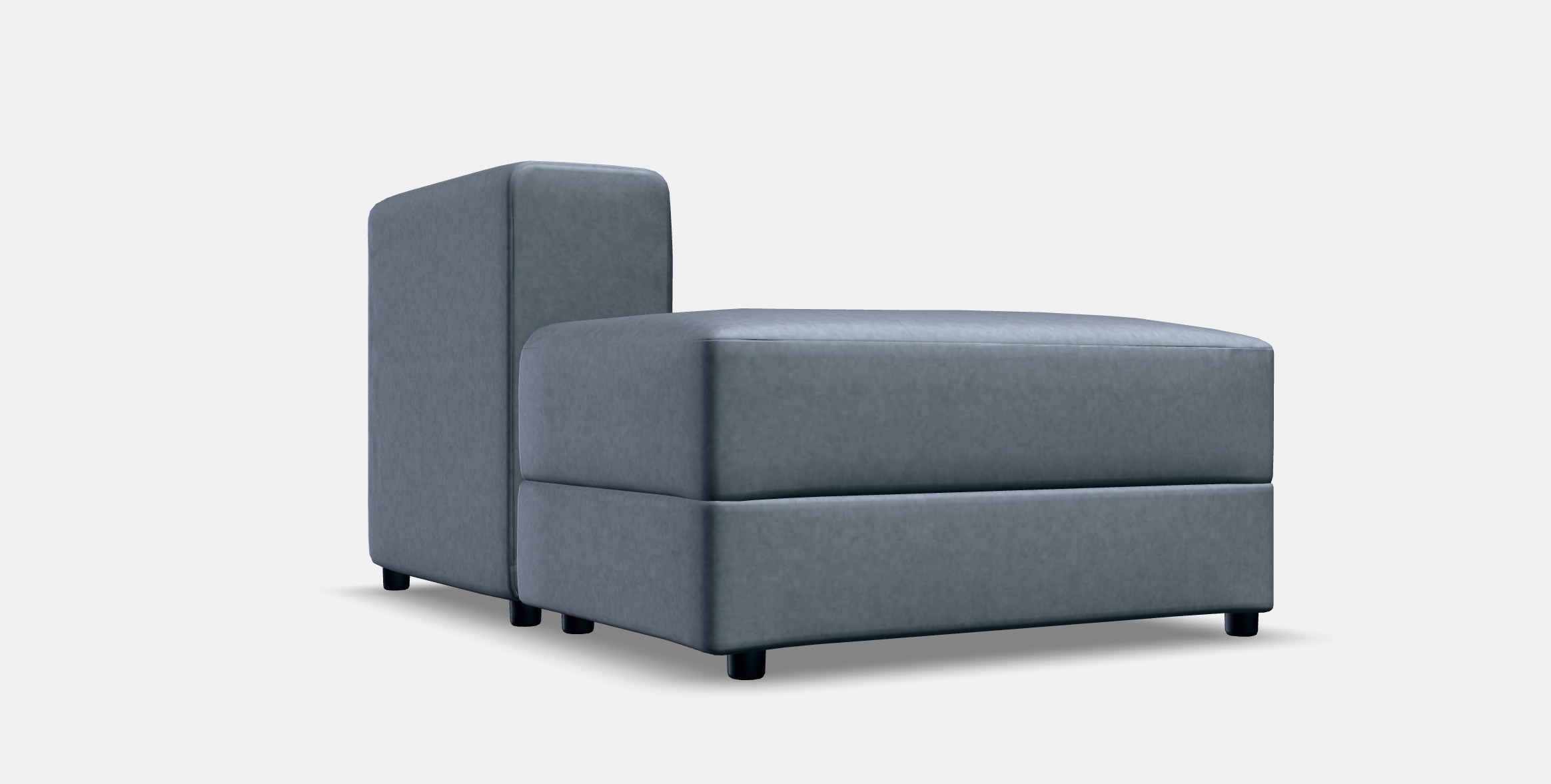 JATTEBO Chaise longue module left 2 Low-poly 3D model_8