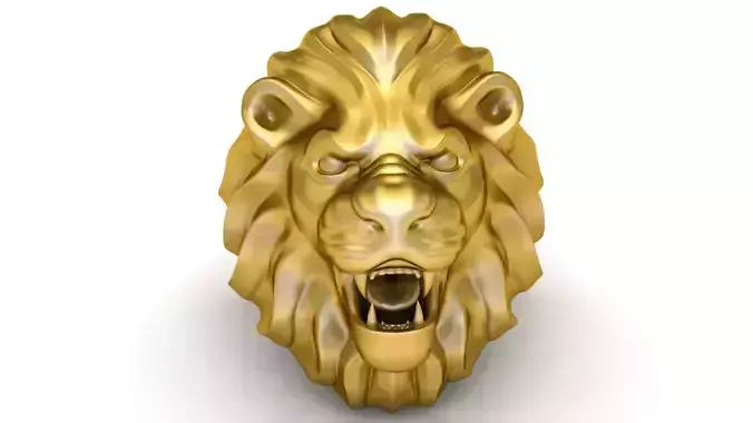 LION KING ANIMAL RING 3D PRINTABLE MODEL 