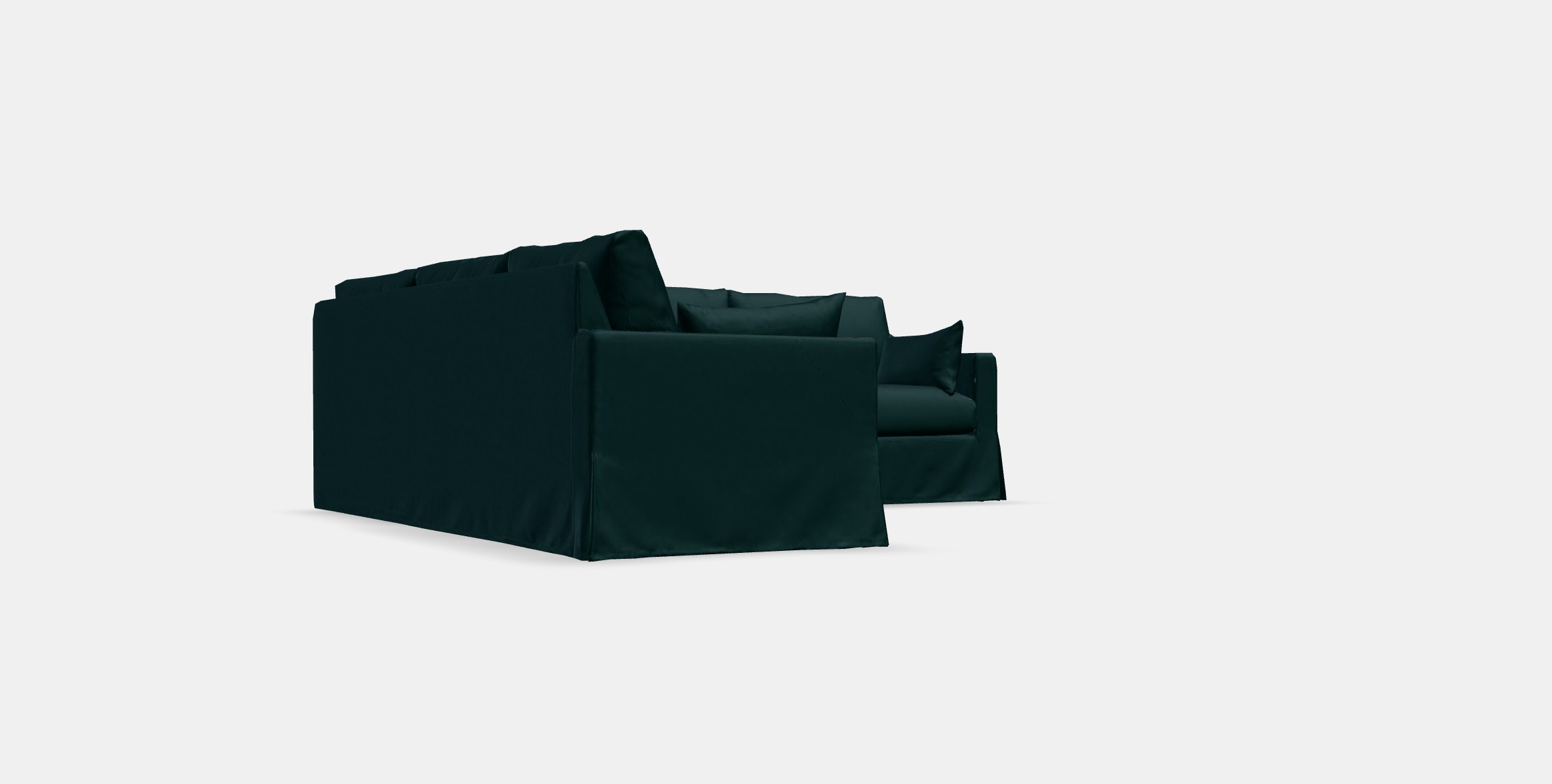 HYLTARP Cover for corner sofa 4-seat 3D model_8