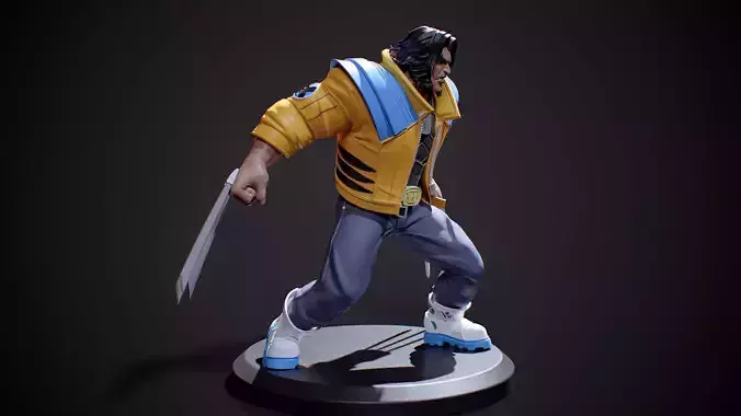 Wolverine from Marvel Rivals 3D print model