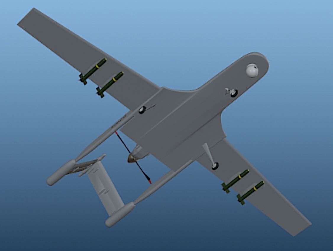 Bayraktar UAV - High Poly 3D Model 3D model_10