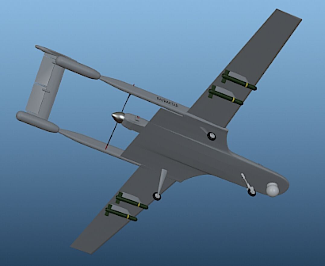 Bayraktar UAV - High Poly 3D Model 3D model_17