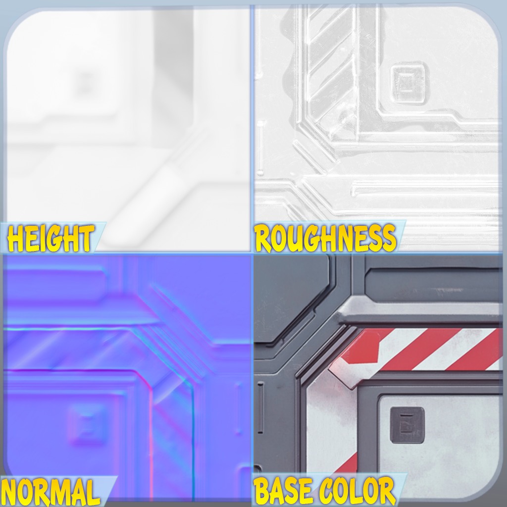 SciFi Seamless Texture Texture_1