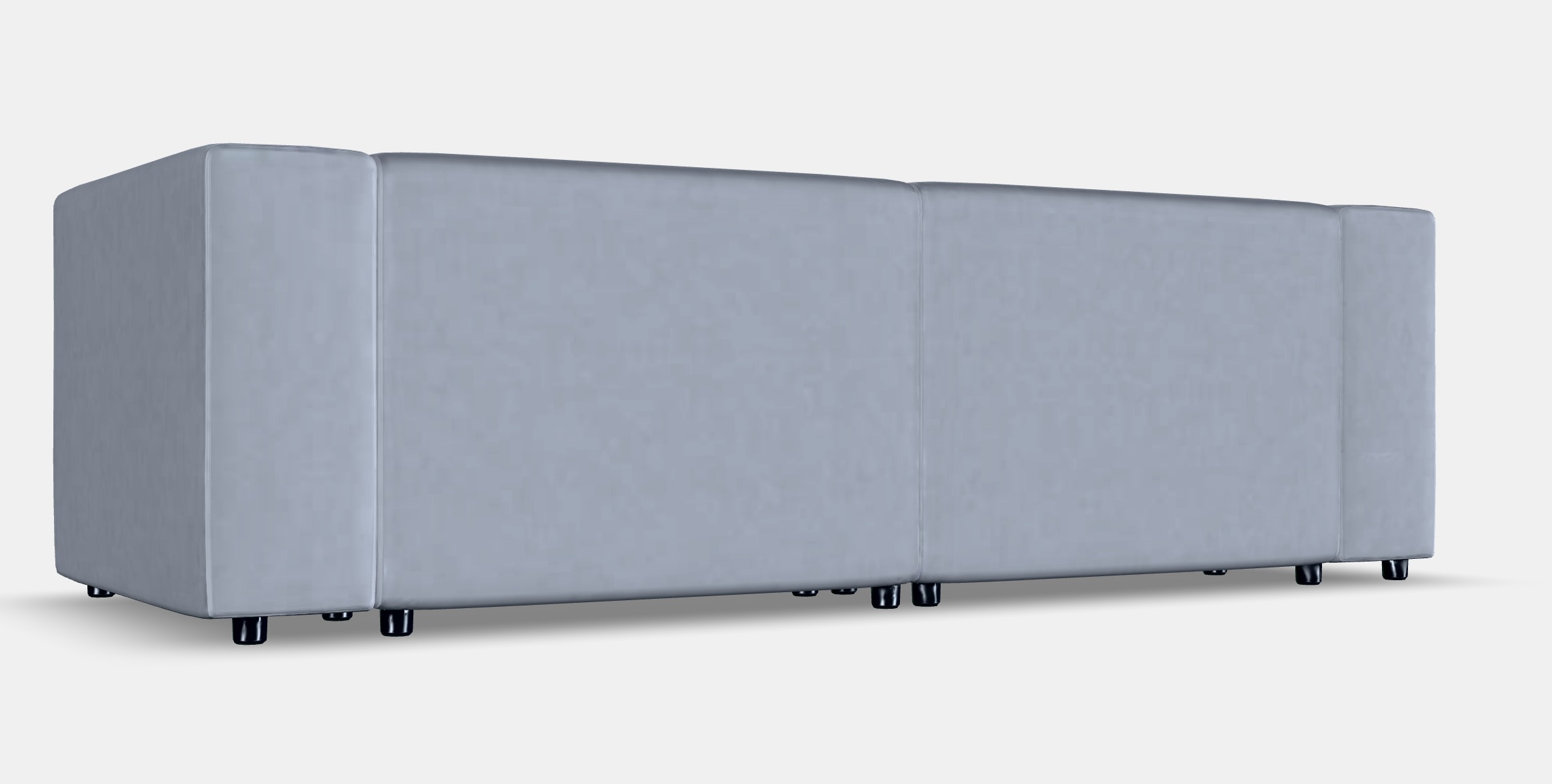 JATTEBO 3-seat modular sofa 2 Low-poly 3D model_2