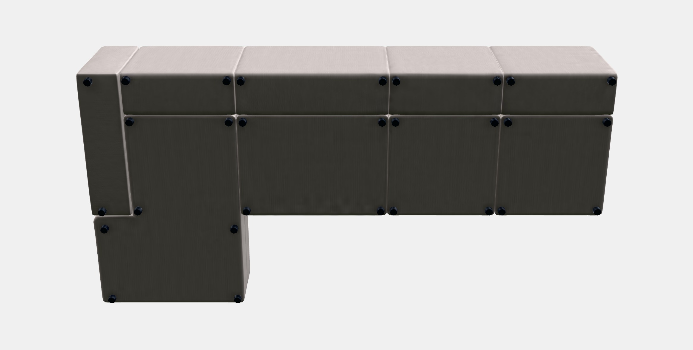 JATTEBO 45-seat mod sofa w chaise longue 3D model_8