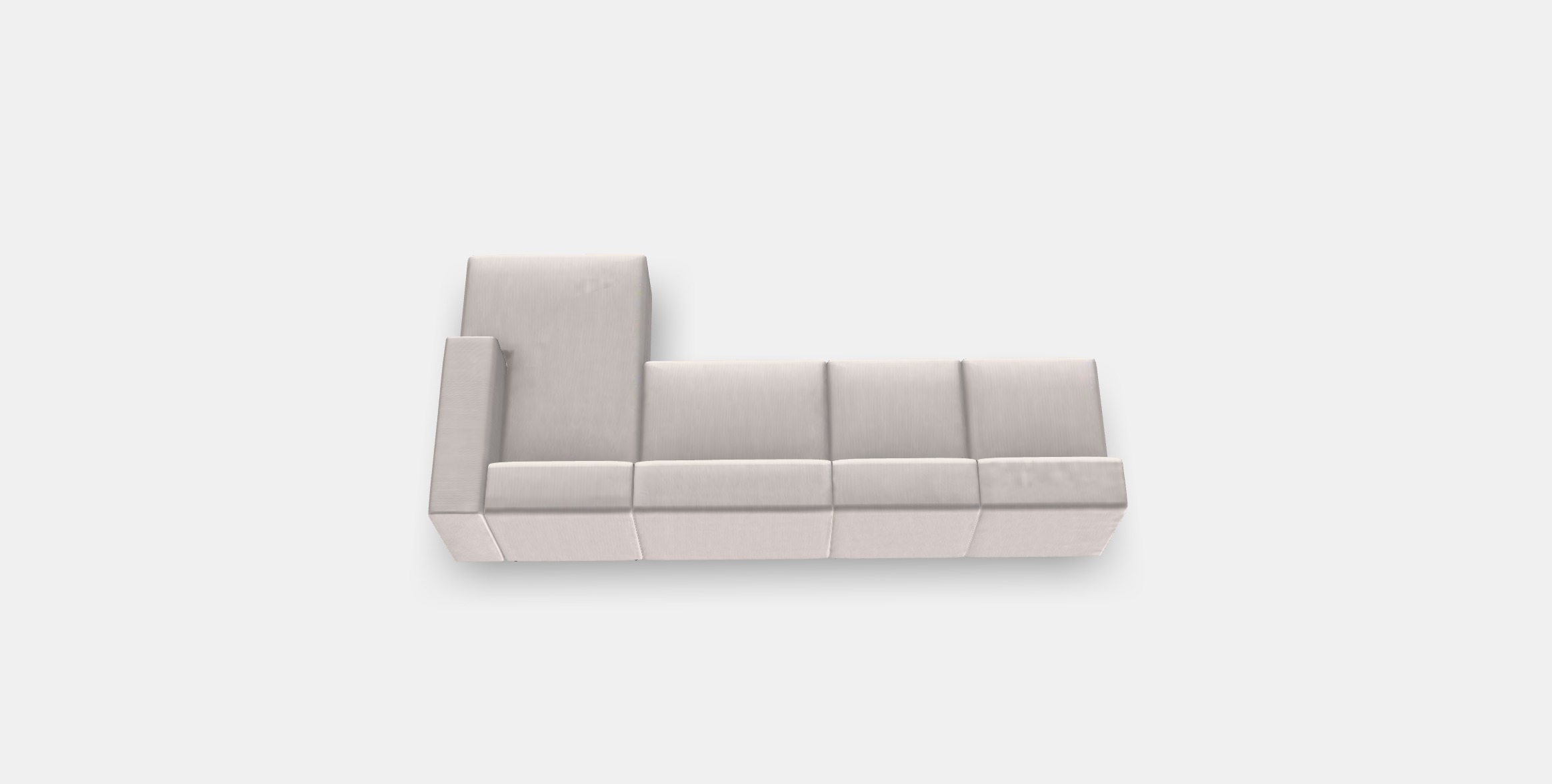 JATTEBO 45-seat mod sofa w chaise longue 3D model_3