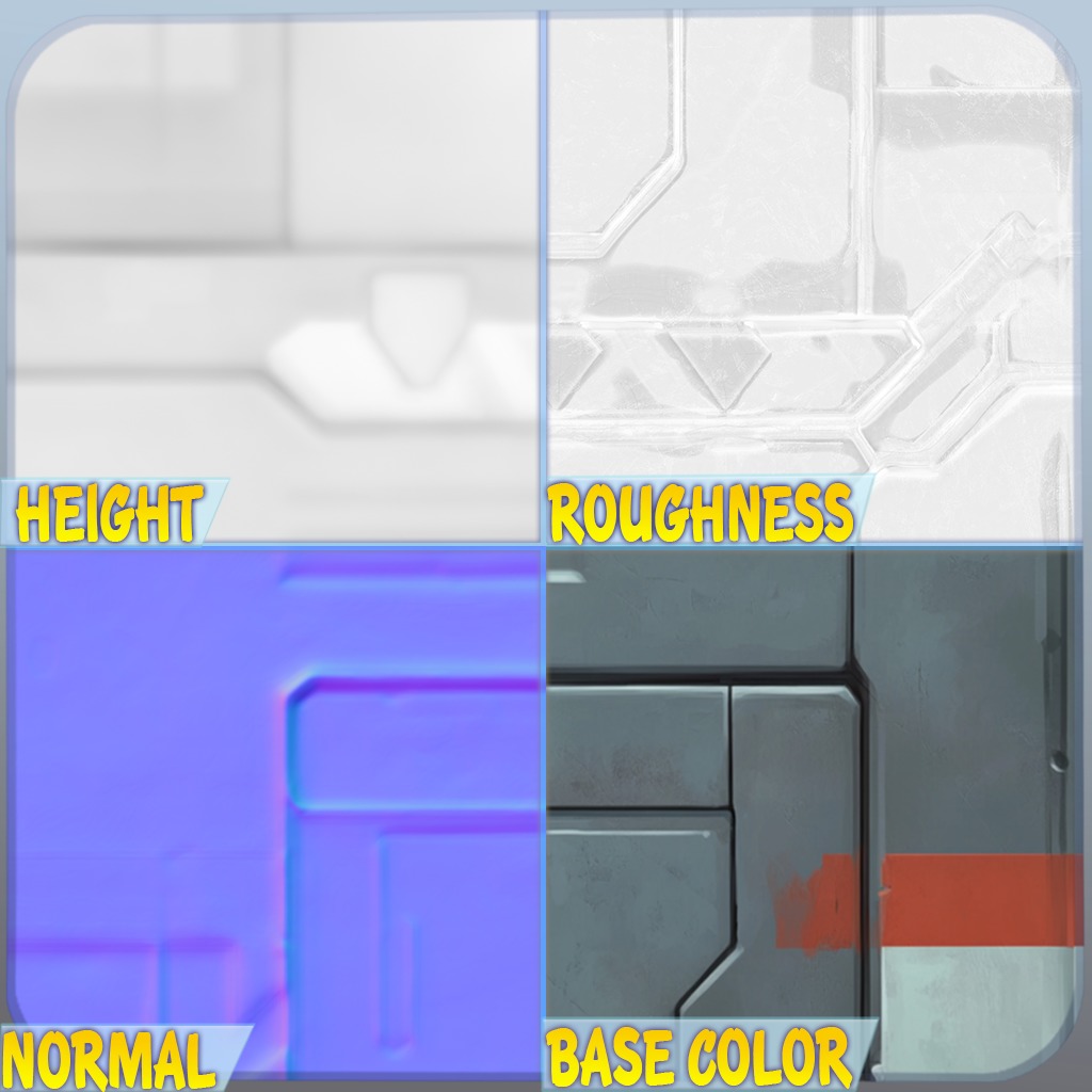 SciFi Seamless Texture Texture_1