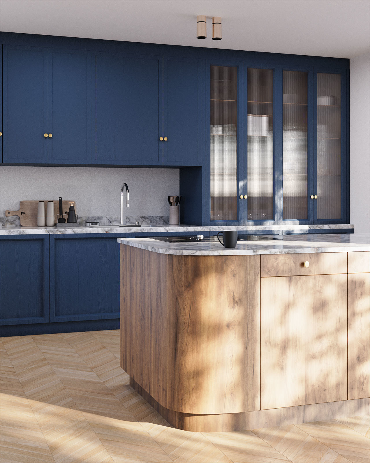 Nordik Kitchen 3D model_1