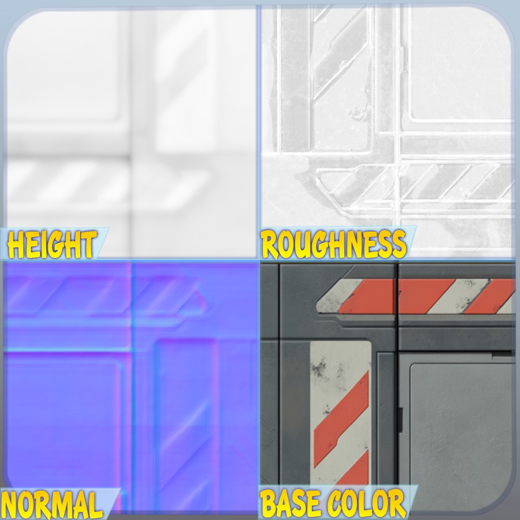 SciFi Seamless Texture Texture_1