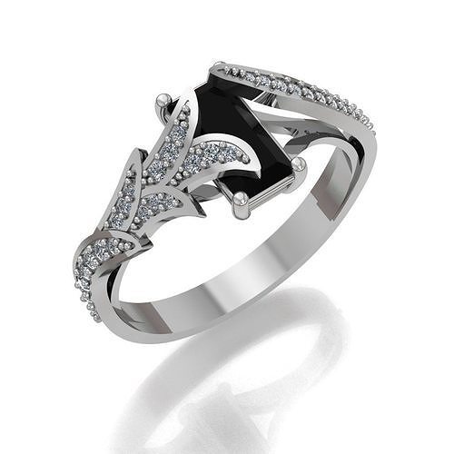 Leaf Ring Free 3D print model