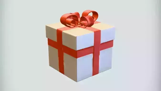 gift box with ribbon