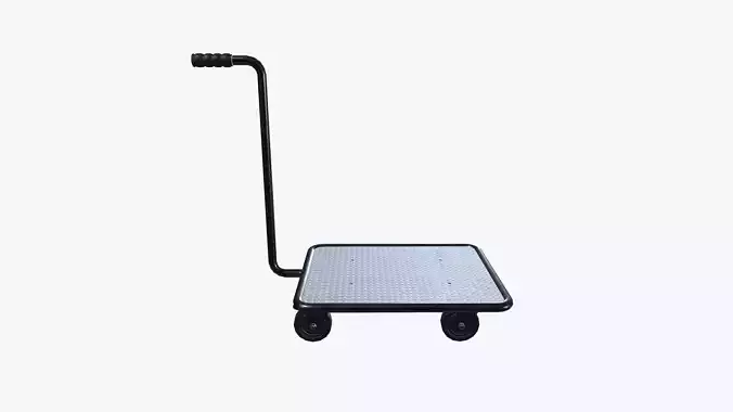 Push Cart Dolly Low-poly 3D model