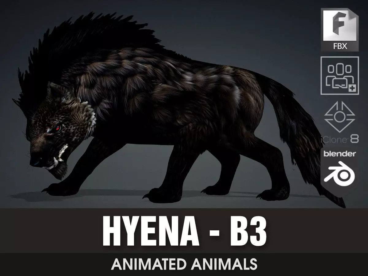 Hyena-B3 3D model