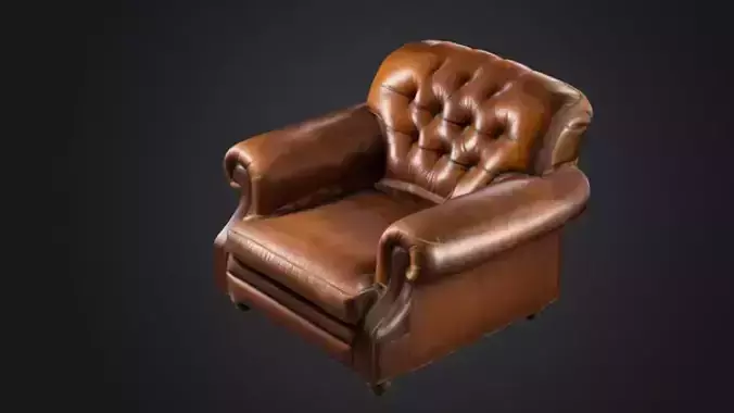 Vintage Leather Armchair