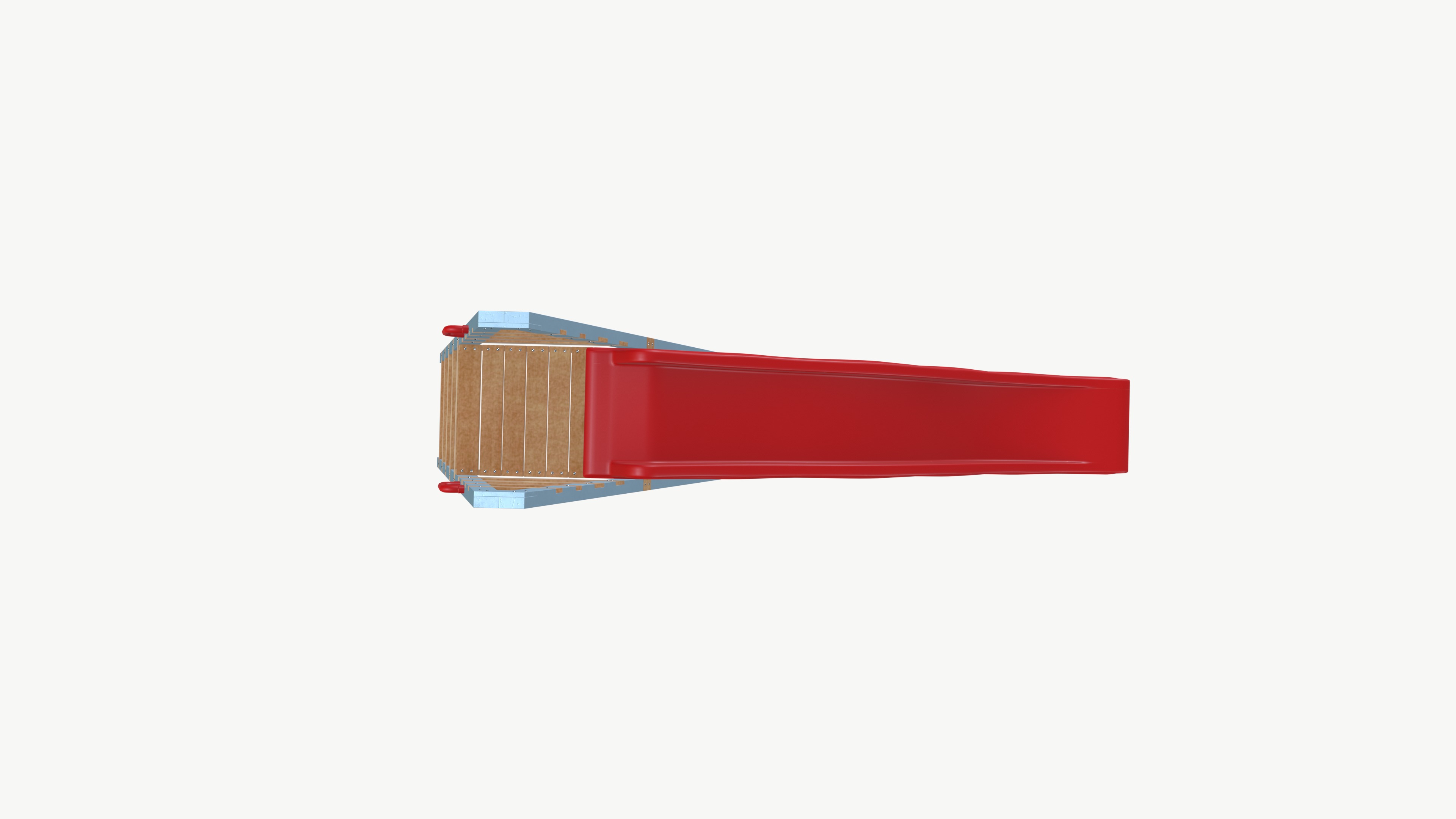 Wave Slide Board Low-poly 3D model_6