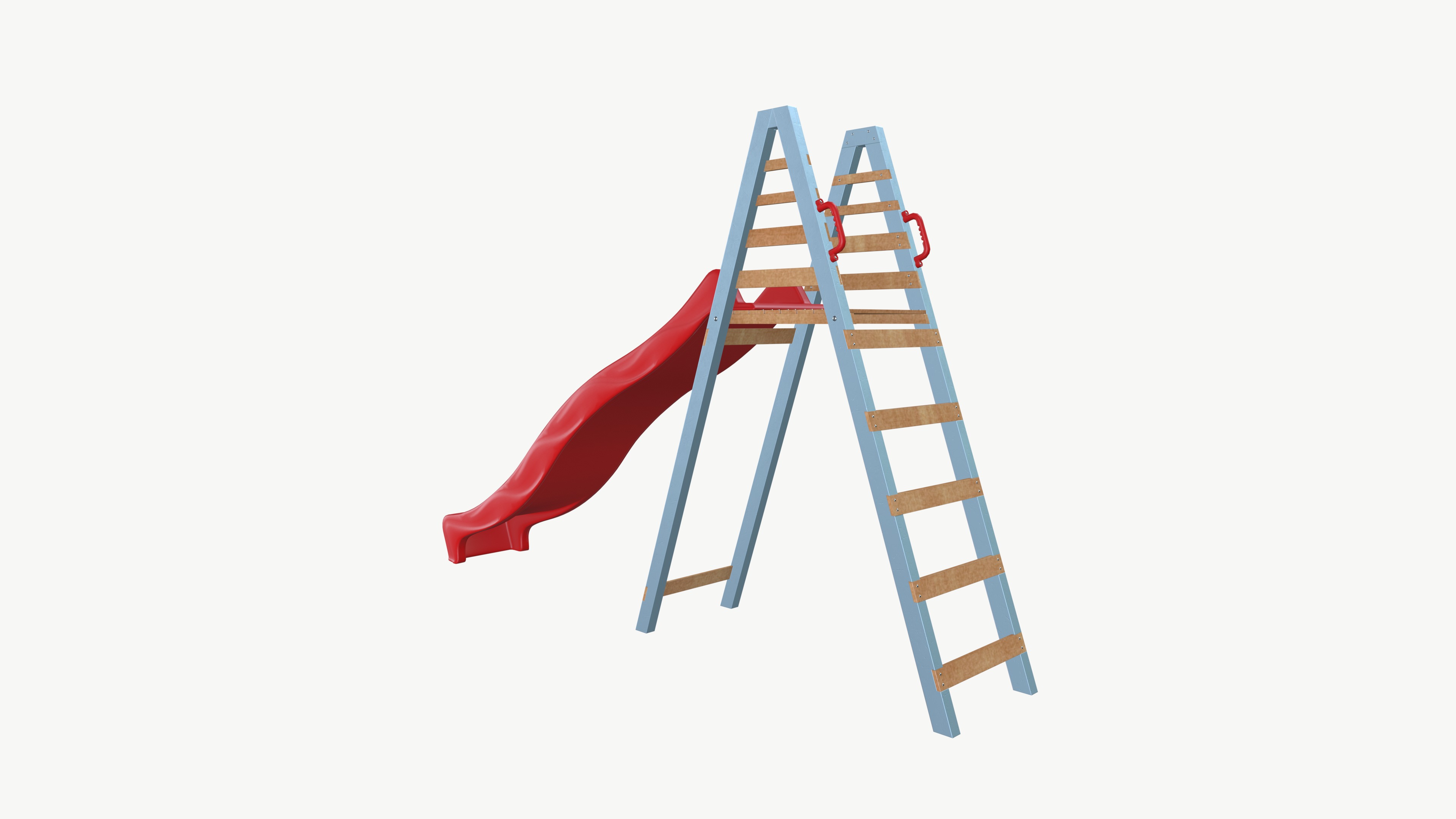 Wave Slide Board Low-poly 3D model_3