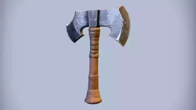 double headed medieval axe