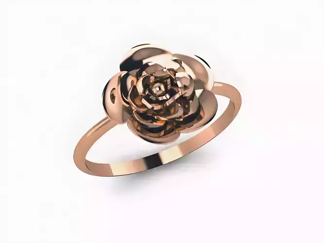 Plain Gold Delicate Ring