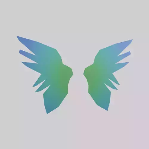 Low Poly Wings v6 001