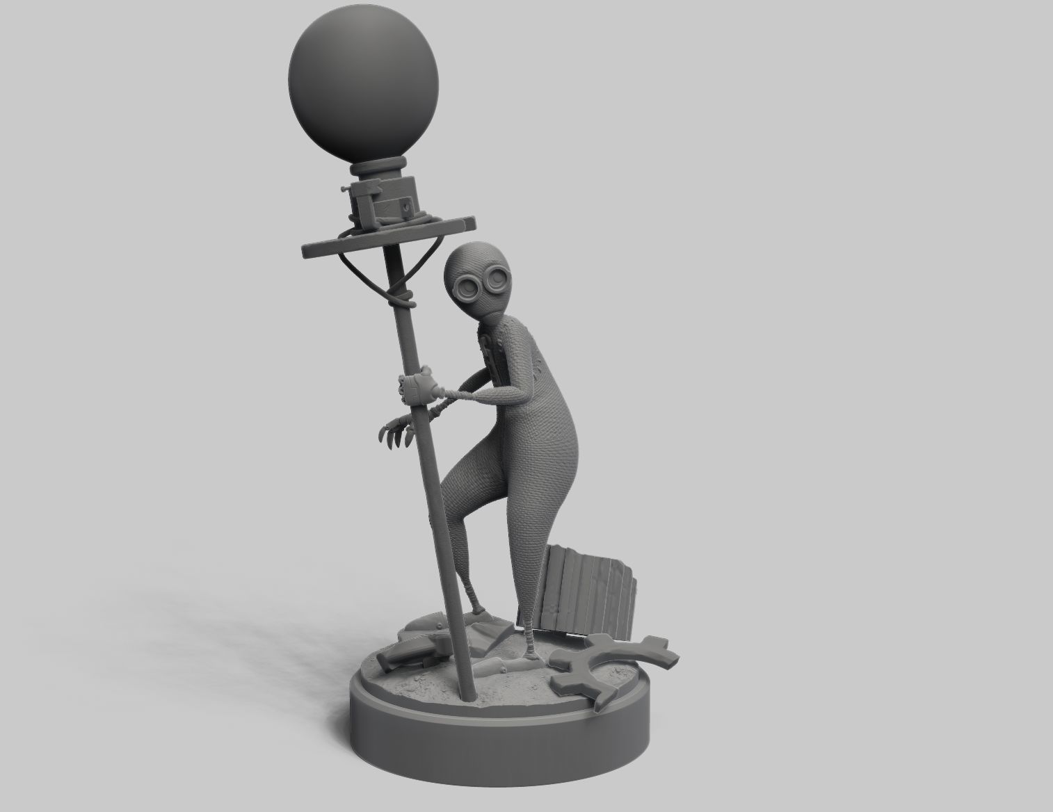 Nine Tim Burtons movie free 3D model 3D printable | CGTrader