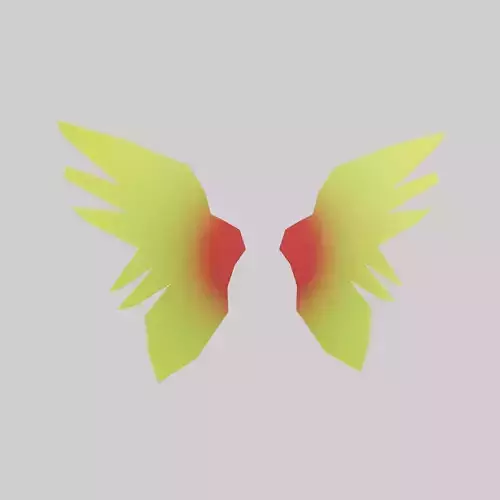Low Poly Wings v6 002