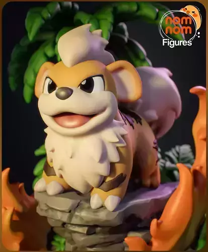 Chibi Growlithe - Pokemon