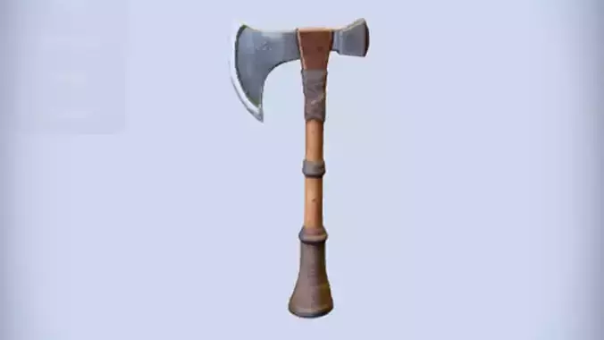 medieval style battle axe