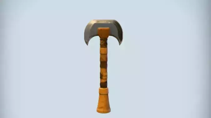 medieval double headed axe 